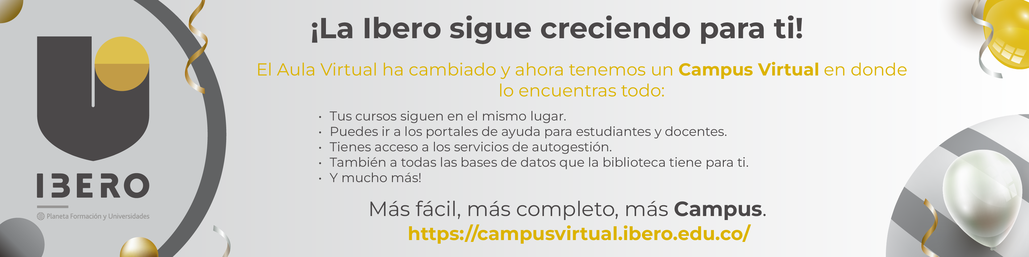 Nuevo CampusVirtual Ibero